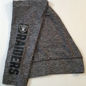 PINK  Women's Grey Leggings NFL Raiders Size L